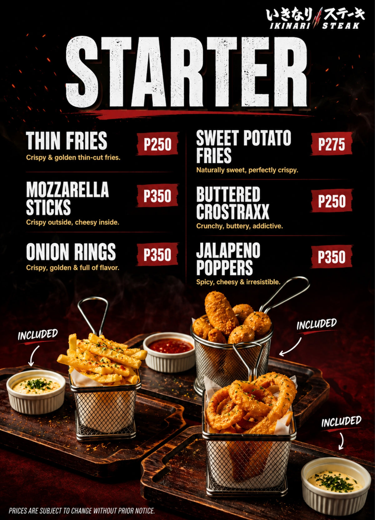 Menu page